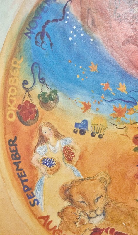 Kalender, september, oktober, november